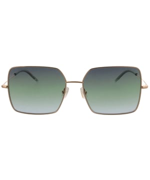 Descubre la lujosa y elegante belleza de las gafas de sol Hugo Boss con montura metálica en oro rosa y lentes grises y verdes. Perfectas para cualquier ocasión, estas monturas de 57 x 16 x 140 irradian confianza y sofisticación. Mejora tu estilo con estas gafas de sol imprescindibles.