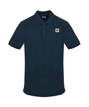 Elevate your casual wardrobe with the Diesel T-Smith 250104 Off Total Eclipse Polo Shirt in a rich navy blue. Crafted from 100% premium cotton, this polo guarantees breathable comfort and durability throughout your day. Designed specifically for men, its classic fit and subtle detailing provide a timeless look suitable for both relaxed outings and smart-casual occasions. Made in Bangladesh with attention to quality, this polo blends Diesel's signature style with everyday practicality, making it a versatile and stylish addition to your collection. Experience comfort and sophistication effortlessly with this expertly crafted essential