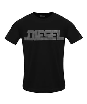 Discover the Diesel Monotone Logo Black Caviar T-Shirt, a standout piece crafted from 100% high-quality cotton for exceptional comfort and durability. This black tee from Diesel's T-JUST 12-5 collection offers a sleek, modern look with a bold logo that adds a touch of urban edge to your wardrobe. Made in Bangladesh with attention to detail, it provides a perfect fit for everyday wear or casual outings. Elevate your style effortlessly with this versatile and breathable t-shirt designed for men who appreciate both fashion and comfort