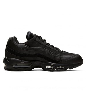 The Nike Air Max 95 Essential takes design cues from the human body. The midsole represents the spine, graduated panels are the muscles, the lace loops are the shoe’s ribs and the mesh on the upper is the skin. * Breathable mesh upper has leather and synthetic leather reinforcements. * An innovative lacing system creates a custom fit. * Flex grooves in the outsole bend with your foot. * Made in Indonesia. * Product Code CI3705-001