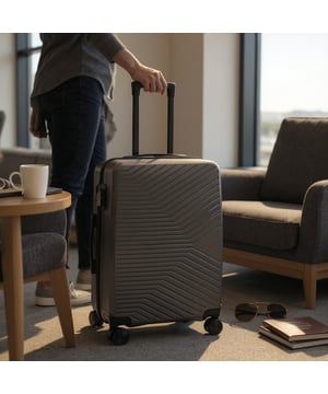 Discover the perfect blend of elegance, durability, and convenience with our Strong Hardshell Cabin Suitcase. Designed with a stunning finish, this cabin luggage is crafted for the modern traveler, offering strength and sophistication for all your journeys.

Features:
Premium ABS Shell: Lightweight yet tough, delivering exceptional protection against wear and tear.
Durable Frame: Adds durability and structural integrity, ensuring long-lasting performance.
Integrated Locks: Secure your belongings with built-in combination locks for added peace of mind.
8 Smooth Dual Wheels: Provides effortless 360° maneuverability, making navigation through airports and busy streets a breeze.
Ergonomic Telescopic Handle: Designed for comfortable handling and ease of use.
Stylish Interior: Fully lined with elasticated straps, zippered compartments, and mesh dividers for organized packing.

Size & Specification:
Dimensions: 36 x 23 x 56 cm
Weight: 2.10 kg
Capacity: 35L