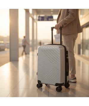 Discover the perfect blend of elegance, durability, and convenience with our Strong Hardshell Cabin Suitcase. Designed with a stunning finish, this cabin luggage is crafted for the modern traveler, offering strength and sophistication for all your journeys.

Features:
Premium ABS Shell: Lightweight yet tough, delivering exceptional protection against wear and tear.
Durable Frame: Adds durability and structural integrity, ensuring long-lasting performance.
Integrated Locks: Secure your belongings with built-in combination locks for added peace of mind.
8 Smooth Dual Wheels: Provides effortless 360° maneuverability, making navigation through airports and busy streets a breeze.
Ergonomic Telescopic Handle: Designed for comfortable handling and ease of use.
Stylish Interior: Fully lined with elasticated straps, zippered compartments, and mesh dividers for organized packing.

Size & Specification:
Dimensions: 36 x 23 x 56 cm
Weight: 2.10 kg
Capacity: 35L