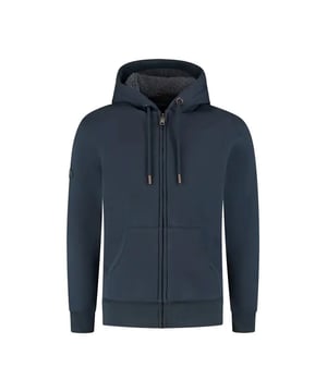 Sweat Superdry Borg Lined Homme Bleu Coton. Authentique Vetement de la marque Superdry - design streetwear/sportswear de Superdry - Superdry pour Homme fashion, parfait pour la vie de tous les jours - Sweat Superdry de couleur Bleu s'associe parfaitement avec le reste de votre dressing - matiere Coton confortable -   classic - Borg Lined -