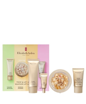 Discover the ultimate skincare experience with the Elizabeth Arden Ceramide Lift & Firm Gift Set. This luxurious collection includes Advanced Ceramide Lift & Firm Day Cream SPF15, Advanced Ceramide Capsules Daily Youth Restoring Serum, Hyaluronic Acid Ceramide Capsules Hydra-Plumping Serum, and Advanced Ceramide Lift & Firm Night Cream. Each product revitalizes and hydrates skin, improves firmness, and reduces fine lines. With potent ingredients like ceramides and hyaluronic acid, this set is perfect for achieving a youthful, radiant complexion.
