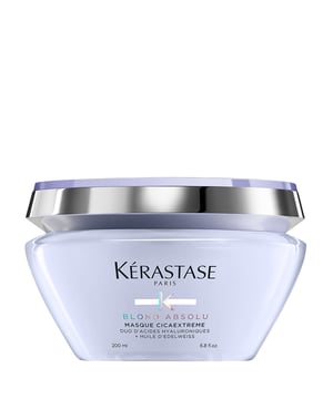 Revitalisieren Sie Ihr blondes Haar mit der Kérastase Blond Absolu Cicaextreme Maske, die für extreme Pflege und Konditionierung entwickelt wurde. Diese luxuriöse Maske, angereichert mit Hyaluronsäure und Edelweißöl, stärkt das Haar um 94 %, stellt Weichheit und Glanz wieder her und sorgt gleichzeitig für ein leichtes Gefühl. Ideal nach dem Bleichen, verwandelt sie trockenes Haar in seidige Locken. Tragen Sie die Maske auf gewaschenes, handtuchtrockenes Haar auf, lassen Sie sie 5 Minuten einwirken und spülen Sie sie aus, um atemberaubende Ergebnisse zu erzielen. Schließen Sie sich Kérastase in ihrem Engagement für Nachhaltigkeit mit umweltfreundlicher Verpackung an.