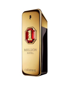 Step into the realm of confidence with Rabanne 1 Million Royal Eau de Parfum, a fragrance that embodies defiant self-expression. This bold scent features a unique blend of energizing lavender, vibrant cedarwood, and sensual benzoin, creating a fresh woody aroma that celebrates your individuality. The iconic gold bar bottle, now adorned with fearless red accents, symbolizes royalty and craftsmanship. Perfect for the modern man who dares to live by his own rules, this 200ml fragrance is your key to claiming the spotlight. Embrace your inner king with 1 Million Royal.