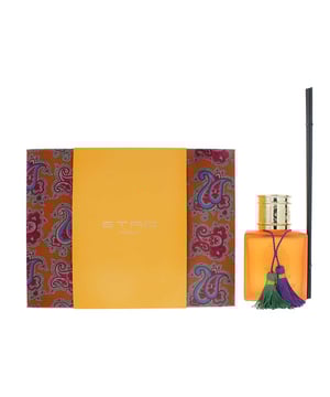 Etro Eos With 6 Sticks Diffuser is a radiant home fragrance inspired by the Greek goddess of the dawn, symbolising light, renewal, and awakening. This diffuser brings an uplifting and airy scent to your space, blending fresh notes with a soft elegance that brightens any room with a sense of calm and optimism.

Presented in a sleek, decorative bottle, the diffuser includes six premium sticks designed for a gradual and balanced diffusion of fragrance. Eos is perfect for spaces that welcome morning light—such as bedrooms, bathrooms, or entryways—filling the air with a fresh, graceful ambiance that evokes serenity and new beginnings.

How to Use:

Insert the sticks into the fragrance-filled bottle.

For a more intense scent, turn the sticks every few days.

Place the diffuser in a central area of the room, away from direct sunlight or drafts, to ensure even fragrance distribution.

To prolong the life of the scent, use fewer sticks for a lighter diffusion or more for a stronger aroma.