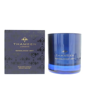 Thameen Sandalwood Vert Candle is a refined, aromatic candle that captures the earthy elegance of sandalwood with a modern, green twist. Inspired by the Sandalwood Vert fragrance, this luxurious candle blends creamy sandalwood with vibrant notes of green fig, citrus, and soft spices, creating a balanced scent that is both grounding and uplifting.

Crafted with premium wax and a clean-burning cotton wick, this candle provides a slow, even burn and fills your space with a calming, sophisticated aroma. Its minimalist design adds a touch of luxury to any interior, making it perfect for unwinding, entertaining, or simply elevating everyday moments.

How to Apply:

Trim the wick to 1/4 inch before each use to ensure a clean, even burn. Light the candle in a well-ventilated area and allow the wax to pool across the surface during the first use to prevent tunneling. 

Burn for a maximum of 3–4 hours at a time. Always place the candle on a heat-resistant surface, keep it away from drafts, and never leave it unattended while lit. 

Allow the candle to cool completely before relighting or moving.