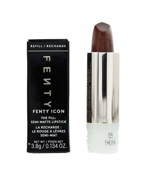 Fenty Beauty Icon Semi-Matte Refillable Lipstick in shade She A CEO is a sophisticated, rich berry shade with cool undertones that exudes power and elegance. This creamy lipstick delivers a smooth, semi-matte finish with full, buildable coverage that glides on effortlessly and feels comfortable on the lips. The long-lasting formula ensures vibrant colour throughout the day without drying or feathering. Packaged in a sleek, refillable case, She A CEO combines bold style with eco-conscious design.

How to apply:

For precise application, start by lining your lips with a matching lip liner (optional). Apply the lipstick directly from the bullet or use a lip brush for added control. Fill in lips evenly, building intensity as desired. Blot with a tissue for a softer look or wear as is for full-impact color. Reapply throughout the day as needed.