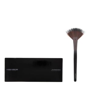 The Laura Mercier Fan Powder Brush is a professional-quality makeup brush designed to deliver a soft, diffused application of powders for a flawless, airbrushed finish. Crafted with luxurious, high-quality synthetic fibers, the brush features a fan-shaped design that effortlessly sweeps product across the skin. Its light, feathery touch makes it ideal for applying setting powder, highlighter, or gently removing excess product or fallout without disturbing your makeup.

Perfectly balanced and easy to handle, this brush offers precision and control, making it a versatile addition to any makeup kit — whether you're looking to highlight cheekbones, set under-eye concealer, or achieve an all-over radiant glow.

How to Use:

Use the Fan Powder Brush to lightly sweep away any excess setting powder or fallout from eyeshadow. You can also use it to reapply a touch of finishing powder for a refreshed, matte look before heading out for the evening. To keep your brush in top condition, gently clean it with a mild brush cleanser weekly and allow it to air dry flat.