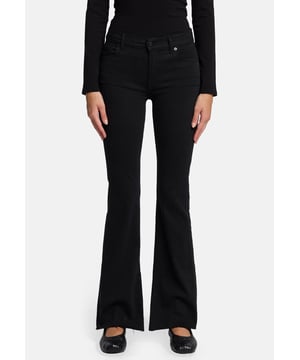 Damen  Die Bootcut Tailorless Jeans vereint Stil und Komfort. Sie hat eine mittlere Leibhöhe und einen klassischen Bootcut-Schnitt, der perfekt zu Ankle Boots oder Cowboystiefeln passt. Diese Waschung passt zu vielen Outfits, vom weißen T-Shirt über eine Jeansjacke bis hin zu pastellfarbenem Strick. 7 For All Mankind Jeans werden aus hochwertigen Stoffen gefertigt.
