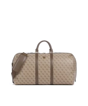 Sac de voyage Guess Pisa Week-end Homme Beige Synthétique. Authentique Bagagerie de la marque Guess - design streetwear/sportswear de Guess - Guess pour Homme fashion, parfait pour la vie de tous les jours - Sac de voyage Guess de couleur Beige s'associe parfaitement avec le reste de votre dressing - matiere Synthétique confortable -   classic - Pisa Week-end -