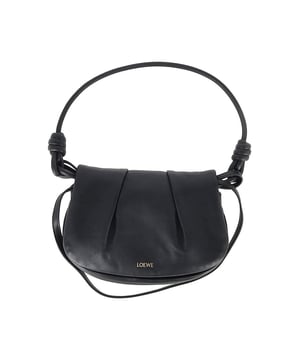 Shoulder bag with a unique knot detail.
  Features a comfortable strap for easy carrying.
  Provides a chic and stylish way to carry essentials.
Material: Leather | Nappa calf leather