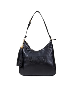 Brand: Liu Jo
  Gender: Women
  Type: Bags
  Season: Fall/Winter
  Color: black
  Fastening: with zip
  Pockets: inside pockets
  Size (cm): 22x30x12
  Details: handbag with shoulder strap
  Article code: AF5119 E0161
  Composition: 100% faux leather
Material: Faux Leather