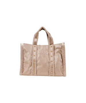 Marca: Liu Jo.
  Genero: Mujer.
  Tipo: Bolsos.
  Temporada: Otono/Invierno.
  Color: Beige.
  Cierre: Boton.
  Tamano (cm): 30x42x8.
  Detalles: Bolso.
  Codigo del articulo: 2F5027 E0021.
  Composicion: 100% poliester.