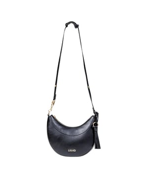 Marca: Liu Jo.
  Genero: Mujer.
  Tipo: Bolsos.
  Temporada: Otono/Invierno.
  Color: negro.
  Cierre: con cremallera.
  Bolsillos: bolsillos interiores.
  Tamano (cm): 20x24x7.
  Detalles: bolsos de hombro.
  Codigo de articulo: AF5251 E0058.
  Composicion: 100% poliuretano.