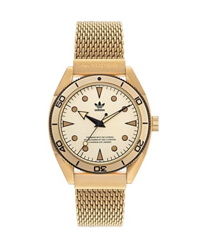 Adidas AOFH22004 - Reloj para hombre cuarzo acero inoxidable• material: acero inoxidable• cristal: minèral• pulsera: acero inoxidable• correa: dorado• resistencia al agua: 100 m (10 ATM)• tamaño de la caja: 42 mm