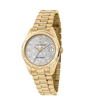 Chiara Ferragni R1953100512 - Herrenuhr Quarz aus Edelstahl• Material: Edelstahl• Glas: Mineral• Armband: Edelstahl• Farbe: Gold• Wasserbeständigkeit: 50 m (5 ATM)• Gehäusegröße: 32 mm