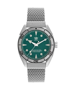 Adidas AOFH22005 - Herrenuhr Quarz aus Edelstahl• Material: Edelstahl• Glas: Mineral• Armband: Edelstahl• Farbe: Silber• Wasserbeständigkeit: 100 m (10 ATM)• Gehäusegröße: 42 mm