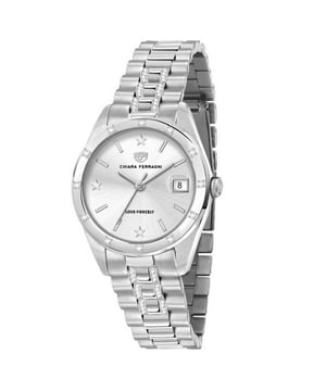Chiara Ferragni R1953100514 - Herrenuhr Quarz aus Edelstahl• Material: Edelstahl• Glas: Mineral• Armband: Edelstahl• Farbe: Silber• Wasserbeständigkeit: 50 m (5 ATM)• Gehäusegröße: 32 mm