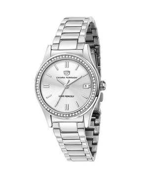 Chiara Ferragni R1953102505 - Herrenuhr Quarz aus Edelstahl• Material: Edelstahl• Glas: Mineral• Armband: Edelstahl• Farbe: Silber• Wasserbeständigkeit: 50 m (5 ATM)• Gehäusegröße: 32 mm