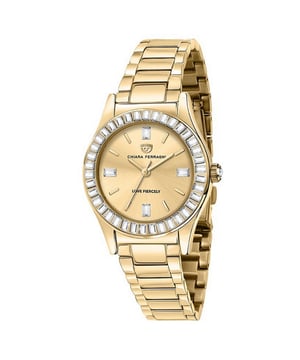 Chiara Ferragni R1953102501 - Herrenuhr Quarz aus Edelstahl• Material: Edelstahl• Glas: Mineral• Armband: Edelstahl• Farbe: Gold• Wasserbeständigkeit: 50 m (5 ATM)• Gehäusegröße: 32 mm