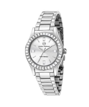 Chiara Ferragni R1953102502 - Herrenuhr Quarz aus Edelstahl• Material: Edelstahl• Glas: Mineral• Armband: Edelstahl• Farbe: Silber• Wasserbeständigkeit: 50 m (5 ATM)• Gehäusegröße: 32 mm