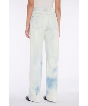 Damen  Eine von den 90ern inspirierte Jeans mit geradem Bein, hoher Leibhöhe und cooler, entspannter Passform.