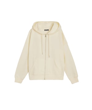 You'll love the comfort of this soft zip front hoodie with it's cozy hood. With long sleeves with ribbed cuffs ensure a snug feel, the kangaroo front pockets add practicality and style. Designed with an oversized fit, this hoodie offers a relaxed, on-trend look. There's a colour for every wardrobe - what's your colour?.

24" Shoulder to Hem.