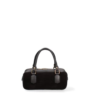 Bolso de mano mujer Hecho en Italia - Modelo Seraphina Elite - Ante - 27.0 x 12.0 x 10.0 cm