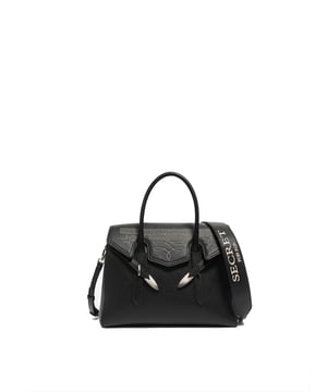 Bolso de mano mujer - Modelo Lyrica Lux - 100% poliuretano - 31.5 x 22.5 x 14.5 cm