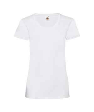 Längere Körperlänge und Rundausschnitt. Weiches Material dank Becoro®-Garn. Stärke 160-165g/m². Material 100% Baumwolle (Grau 97% Baumwolle, 3% Polyester). Größe (Kleidergröße) XS(34), S(36), M(38), L(40), XL(42).