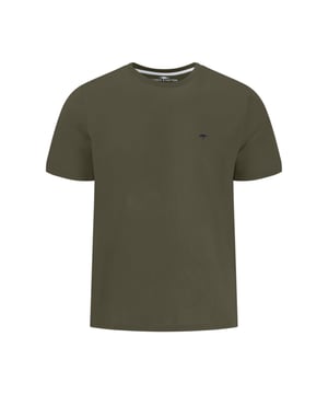 Stijlvol en praktisch, dit T-shirt vormt de basis voor tal van outfits. Het comfortabel gesneden T-shirt van FYNCH-HATTON is een tijdloos en veelzijdig basic. Het zachte bovenmateriaal valt op door zijn gladde structuur en hoogwaardige uitstraling. De rechte, casual pasvorm en de ronde hals dragen bij aan een nonchalante casual look. Dankzij onze hoogwaardige afwerking wordt de cleane stijl jouw duurzame metgezel het hele jaar door.