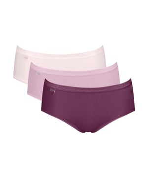 Sloggi Basic+ Midi Brief. 3 Pack. Product is made of 95% Cotton, 5% Elastane and is machine washable.