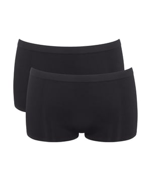 Sloggi GO Sense Short Brief (2 Pack). The GO Sense collection uses super soft modal fabrics designed to keep you comfortable all day. 2 pack of mid rise short briefs with seamless construction. Product is machine washable.