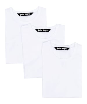 plain stretch-cotton T-shirt


Palm Angels opts for maximum minimalism with this T-shirt. Crafted in Italy from soft, stretch cotton, it showcases a plain white background and the classic crew-neck silhouette.


Made in Italy


Highlights

white
stretch-cotton
crew neck
short sleeves
straight hem







Composition
Cotton 94%, Elastane 6%


Washing instructions
Machine Wash