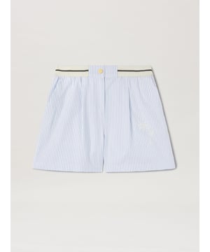 Boxer shorts a rayas Palms

Hechos en Italia

Puntos destacados

azul claro
algodón
detalles con pliegues
patrón de rayas verticales
cintura elástica
cierre frontal con botón
dos bolsillos laterales
longitud por encima de la rodilla

Composición
Exterior: Algodón 100%, Poliéster 100%
Forro: Algodón 100%

Instrucciones de lavado
Leer las directrices del fabricante