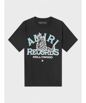 A formula of Ivy League aesthetics mixed with rootsy rock ‘n’ roll, allowed for L.A. born Mike Amiri’s eponymous label to become a hit with the Hollywood elite. With the rock and grunge subcultures of his youth featuring in each collection, this tee is perfect for your off duty looks. Celebrating the creative exchange between the brand and legendary producer DJ Premier, who provided the soundtrack for the AW23 runway, a Hollywood inspired ‘Record’ graphic is printed on the chest.

100% Cotton
Crewneck