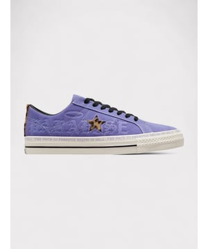 Step into style with the Converse x Sean Pablo One Star Pro Lavender. This exclusive sneaker blends iconic design with a fresh lavender hue, offering both comfort and standout appeal. Crafted for durability and everyday wear, it’s the perfect choice to elevate your casual look with a unique artistic touch. Make your statement with a shoe that’s as bold and creative as you are.
A04371C