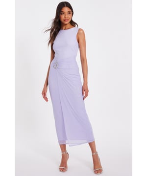- Mesh finish - Wrap waist - Buckle detail - Ruched look - Model height: 5'8" - Model wears uk 8 / us 4 / eur 36 - Always check the wash care label - Cool hand wash with mild detergent