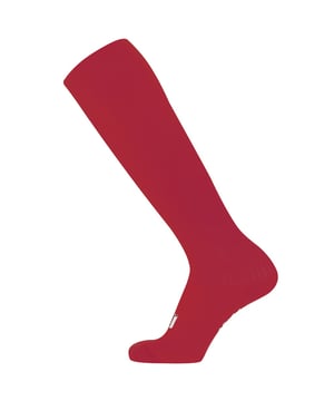 Knie lange Socken mit elastischem Abschluss. Logo auf der Fuß Oberseite. Material 80% Polyester, 15% Baumwolle, 5% Elastan.