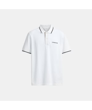Signature Trim Polo, Model is 6'2" (188cm), chest 37" (94cm), waist 28" (71cm), hips 28" (71cm) and wears a size M,  Length: 72.00 cm