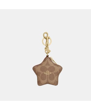 Star Signature Bag Charm, Attached dogleash clip,  Length: 8.50 cm,  Width: 2.00 cm,  Height: 8.00 cm
