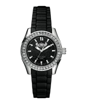 Die Damen The Grandee Black Watch E11599M1 ist ein großartiges Beispiel aus der Marc Ecko Uhrenkollektion. Sie können mit Vertrauen kaufen, dass Ihre E11599M1 Damen The Grandee Black Watch vollständig durch die offizielle Marc Ecko Garantie abgedeckt ist. Abmessungen (cm): 10x10x5