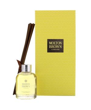 Transform your space with the Molton Brown Orange & Bergamot Reed Diffuser. This luxurious 150ml diffuser releases an invigorating blend of top notes including orange, bergamot, and mandarin, complemented by heart notes of neroli, cardamom, and galbanum. The base features rich musk, ylang-ylang, and cedarwood for a captivating fragrance experience. Simply place the reeds in the scented oil to fill your room with a delightful aroma. Enjoy a cruelty-free product from Molton Brown, a brand committed to ethical practices.
