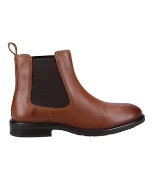 Marke: Hush Puppies. Obermaterial: Leder. Futterstoff: Atmungsaktiv, Stoff. Einlegesohle: Leder, Memory-Schaum. Laufsohle: Flexibel, Strapazierfähig, TPR. Doppel Elastischer Zwickel, Schaftrand aus PU, Anziehlasche. Absatz: Niedriger Absatz. 30 mm. Knöchelhoch. Design: bedruckt. Zehenstil: Rund. Zum Anschlüpfen.