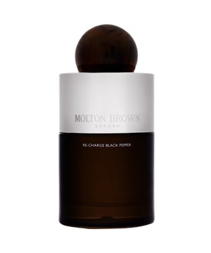 Experience the bold essence of Molton Brown's Re-Charge Black Pepper Eau de Parfum, a powerful fragrance designed for men. This captivating scent opens with a spicy blend of cardamom, bergamot, coriander, and lavandin, creating an invigorating first impression. The heart features the signature notes of black pepper and pink pepper, enriched with amber and cedar for depth. Finally, the base notes of cedar, oakmoss, leather, and vetiver provide a warm, earthy finish. Embrace sophistication with this cruelty-free fragrance from Molton Brown.