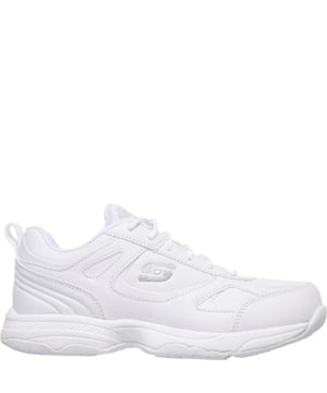 Obermaterial: Leder, Synthetischer Stoff. Marke: Skechers. Zum Schnüren. Einlegesohle: gepolstert, Memory-Schaum. Mittelsohle: Flexibel, Leicht, Stoßdämpfend. Laufsohle: Ölbeständig, Rutschfest, Traktionsgriff. Ösen: 6. Gepolsterter Schaftrand, Gepolsterte Zunge, Anziehlasche. Absatz: Niedriger Absatz. Niedrig geschnitten. Design: Logo. Zehenstil: Rund. Sicherheitsstandards: EH-sicher (Elektrische Gefahr), Elektrische Sicherheit geprüft. Passform: leger.