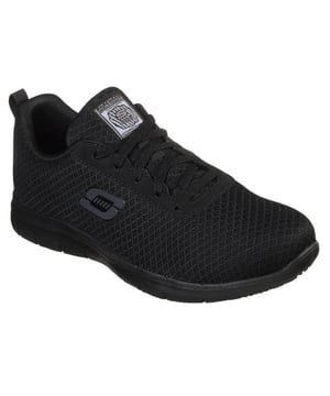 100% Synthetischer Stoff. Obermaterial: Netzmaterial, Synthetischer Stoff. Marke: Skechers. Kunststoff. Einlegesohle: luftgekühlt, gepolstert, Memory-Schaum. Laufsohle: Gummi. Sohlenmerkmale: Bequemes Gefühl, Strapazierfähig. Zum Schnüren. Flexible Mittelsohle, Stoff-Overlay am Fersenteil, Verbesserte Passform und Komfort, Für verbesserte Traktion, Leicht, Gepolsterter Schaftrand, Gepolsterte Zunge, Anziehlasche, Herausnehmbare Einlegesohle, Stoßdämpfende Mittelsohle , Rutschfest. Absatz: Flacher Absatz. 2,54 cm. Nähte: Akzente. Design: Logo, Strukturiert. Sicherheitsstandards: EH-sicher (Elektrische Gefahr). Materialeigenschaften: Weich. Anlass: Arbeit.