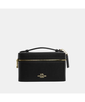 Leather Cosmetic Case, Inside multifunction pocket,  Length: 19.50 cm,  Width: 10.50 cm,  Height: 12.00 cm